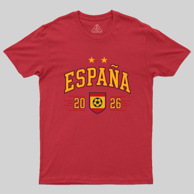 España Crowned Ball 2026 Geek T-Shirt