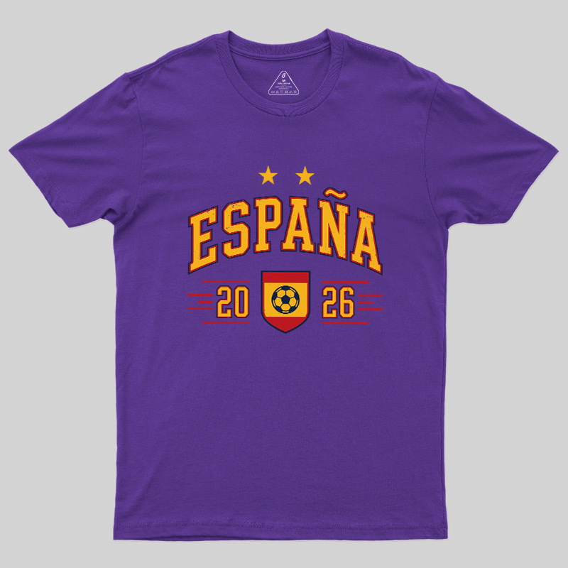 España Crowned Ball 2026 Geek T-Shirt