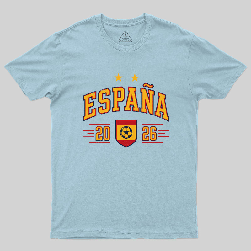 España Crowned Ball 2026 Geek T-Shirt