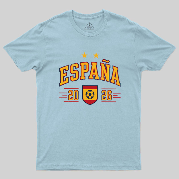 España Crowned Ball 2026 Geek T-Shirt