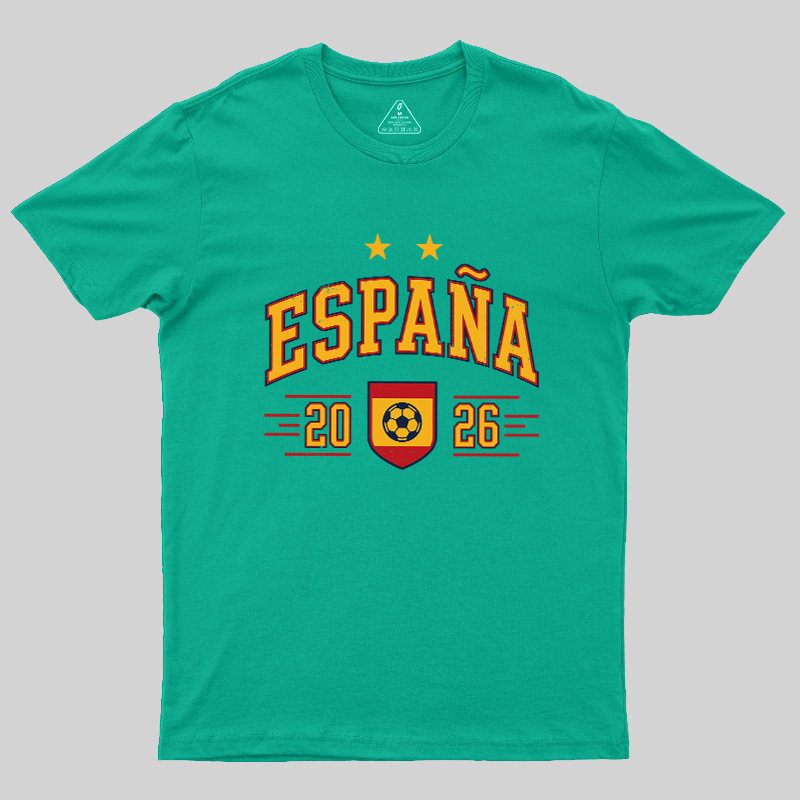 España Crowned Ball 2026 Geek T-Shirt