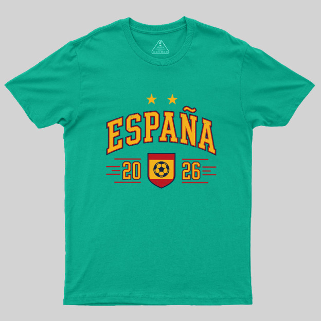 España Crowned Ball 2026 Geek T-Shirt