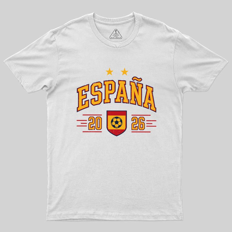 España Crowned Ball 2026 Geek T-Shirt