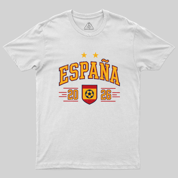 España Crowned Ball 2026 Geek T-Shirt