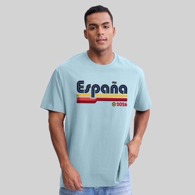 España Retro Stripes 2026 Geek T-Shirt