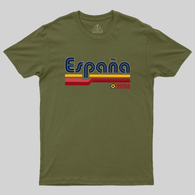 España Retro Stripes 2026 Geek T-Shirt
