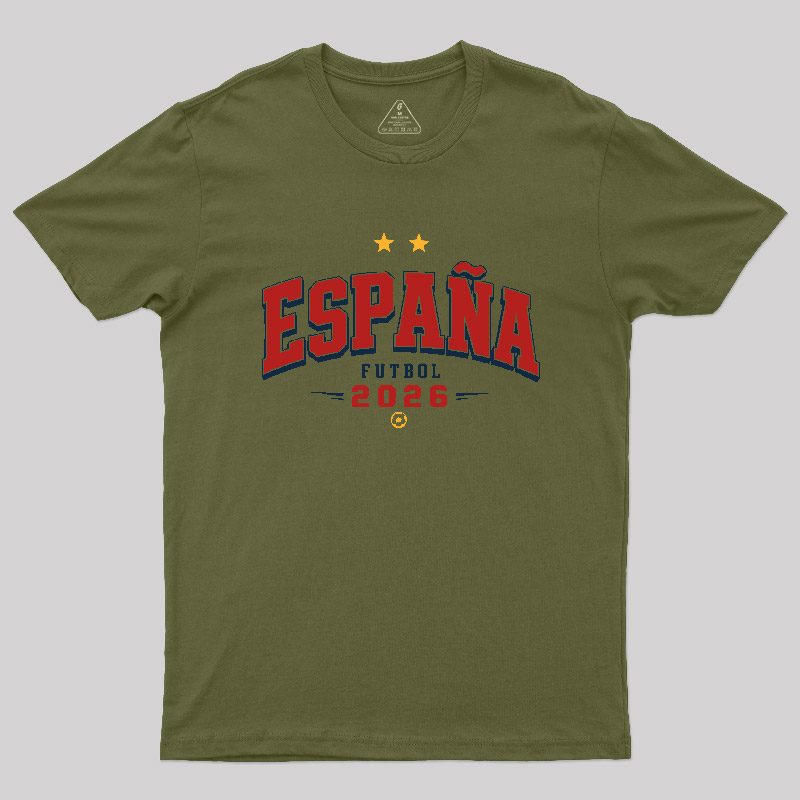 España 2026 Classic Futbol Geek T-Shirt