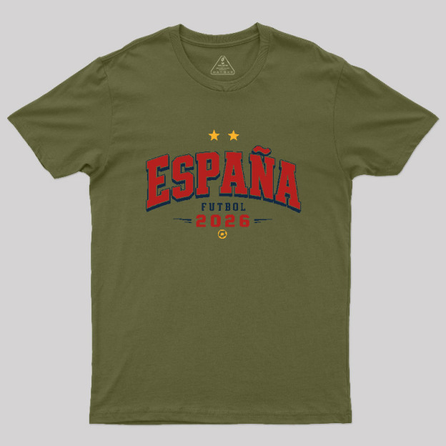 España 2026 Classic Futbol Geek T-Shirt