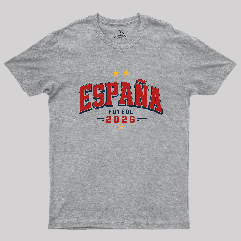 España 2026 Classic Futbol Geek T-Shirt