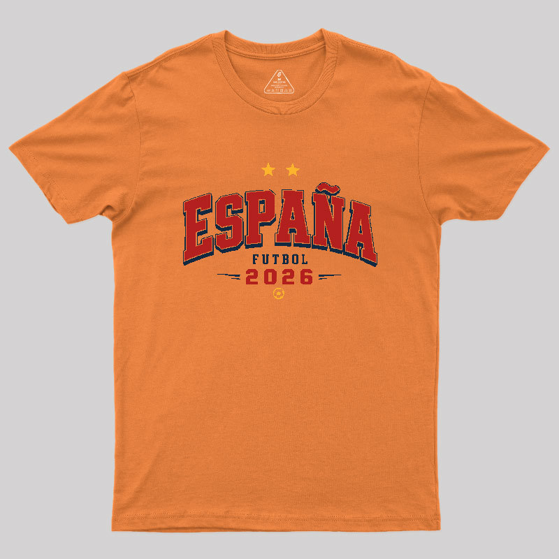España 2026 Classic Futbol Geek T-Shirt