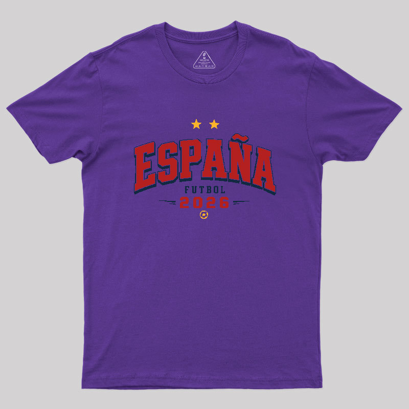 España 2026 Classic Futbol Geek T-Shirt