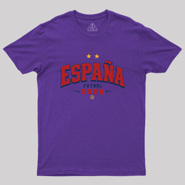 España 2026 Classic Futbol Geek T-Shirt