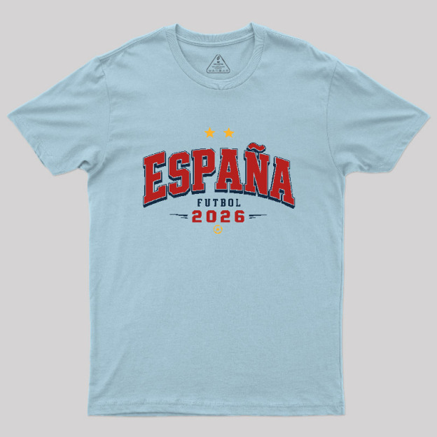 España 2026 Classic Futbol Geek T-Shirt