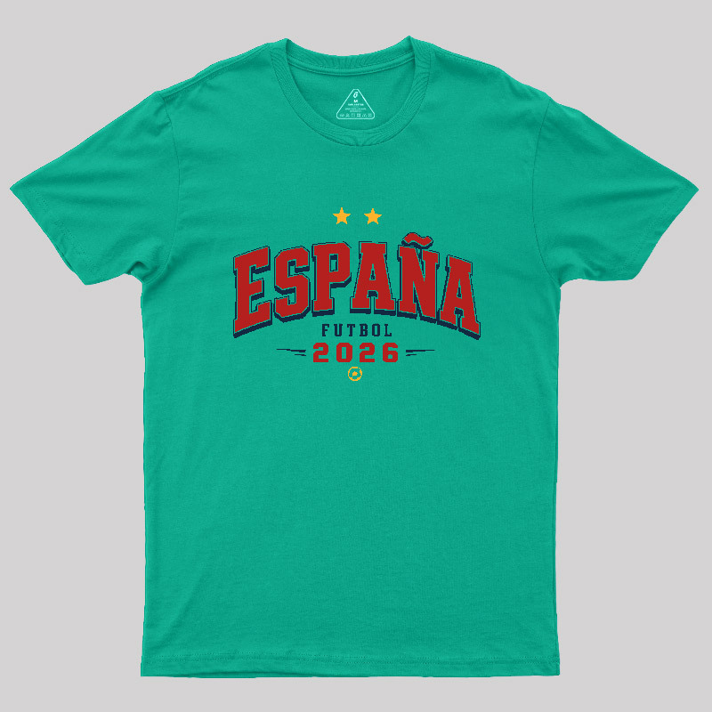 España 2026 Classic Futbol Geek T-Shirt