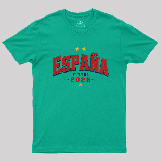España 2026 Classic Futbol Geek T-Shirt