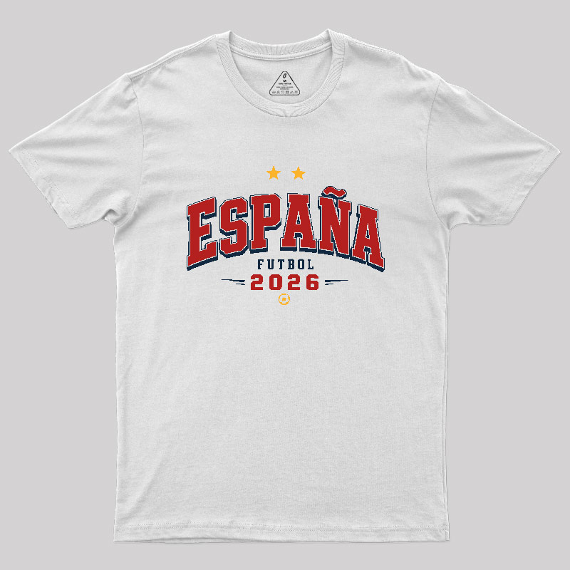España 2026 Classic Futbol Geek T-Shirt