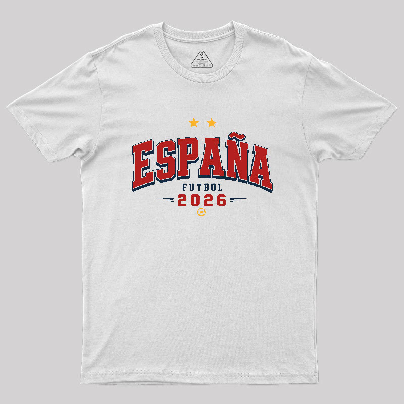 España 2026 Classic Futbol Geek T-Shirt