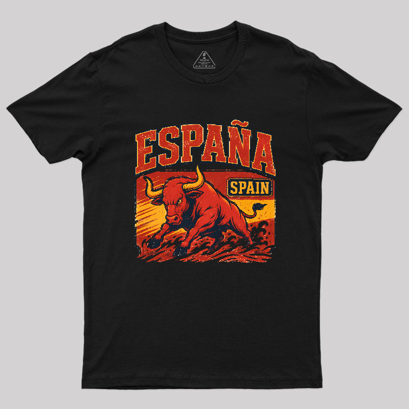 España Bull Rush Geek T-Shirt
