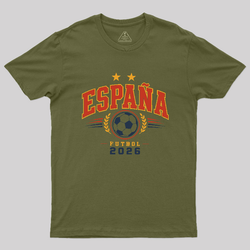 spaña Golden Goal 2026 Geek T-Shirt