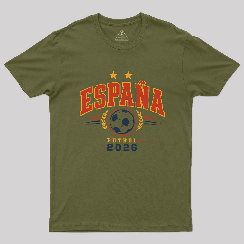 spaña Golden Goal 2026 Geek T-Shirt