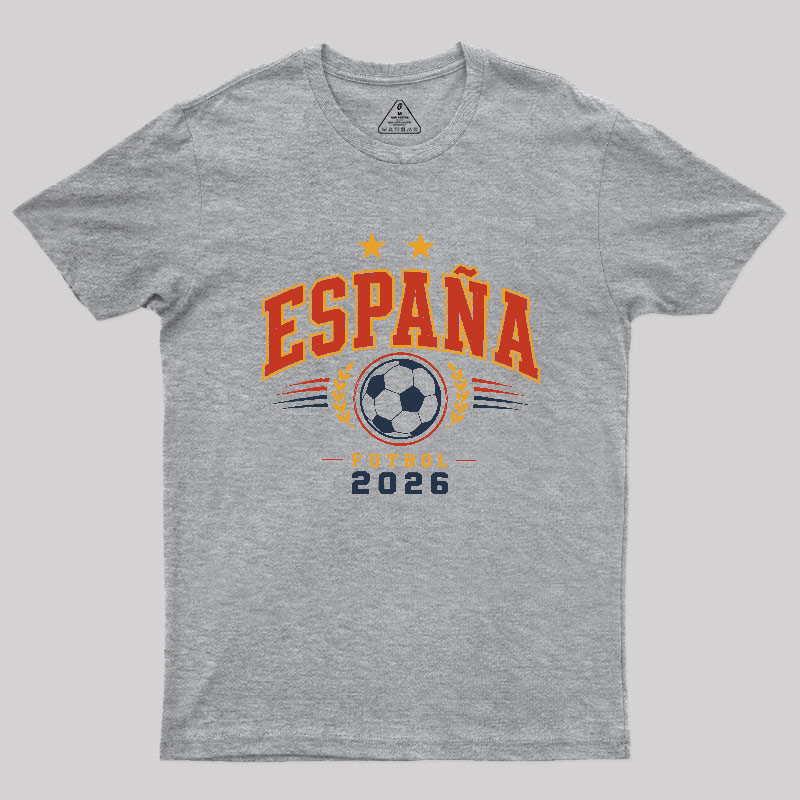 spaña Golden Goal 2026 Geek T-Shirt