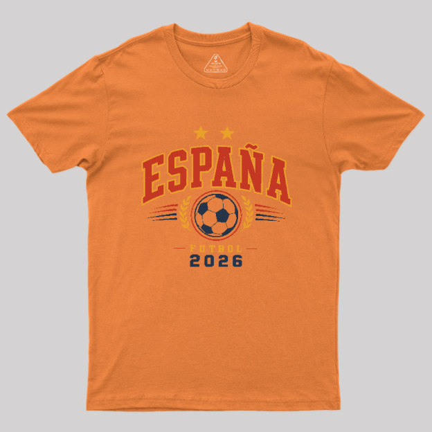 spaña Golden Goal 2026 Geek T-Shirt