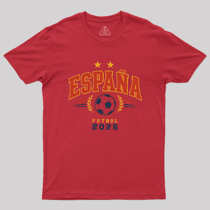 spaña Golden Goal 2026 Geek T-Shirt