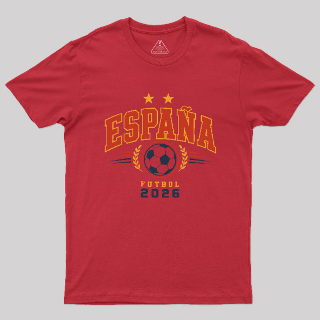 spaña Golden Goal 2026 Geek T-Shirt