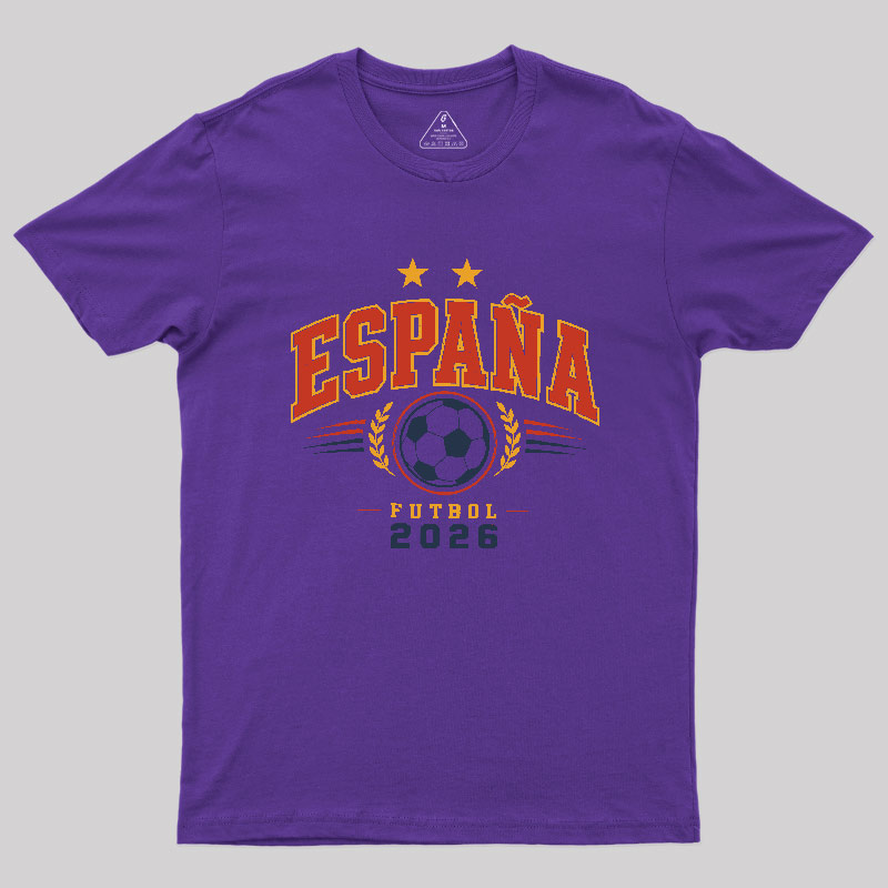 spaña Golden Goal 2026 Geek T-Shirt
