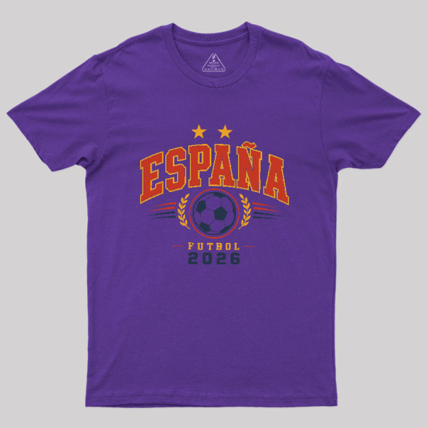 spaña Golden Goal 2026 Geek T-Shirt