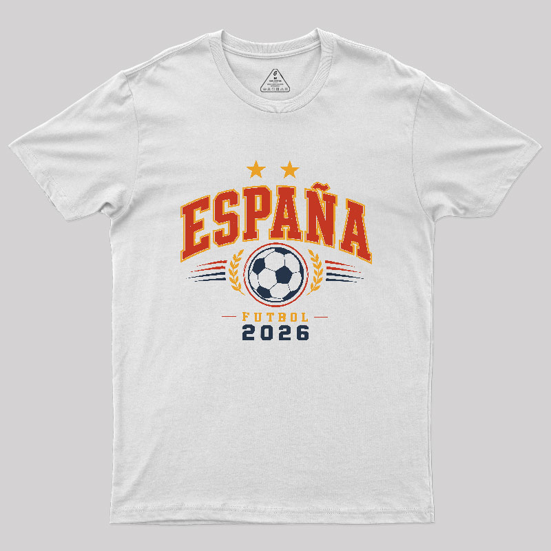 spaña Golden Goal 2026 Geek T-Shirt