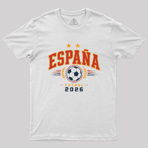 spaña Golden Goal 2026 Geek T-Shirt