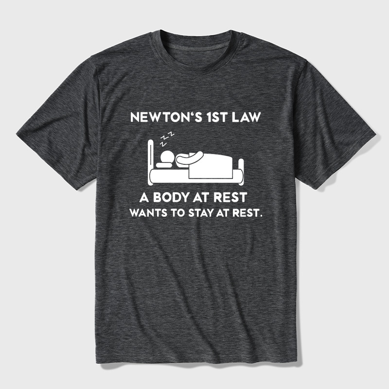 Newton's First Law Ultra Soft Heather Tee