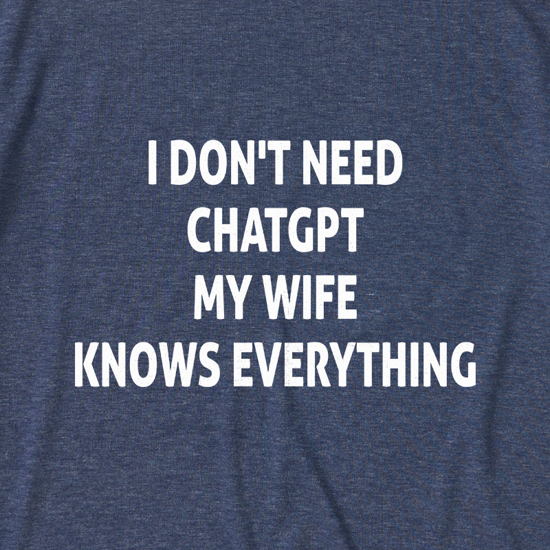 Offline GPT My Wife 1.0 Ultra Soft Heather Tee