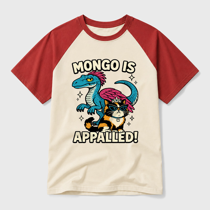 Mongo is Appalled Geek Retro Raglan T-Shirt