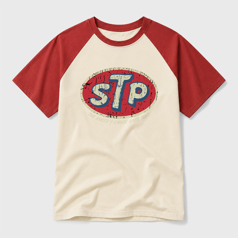 STP Racer's Choice 1954 Geek Retro Raglan T-Shirt