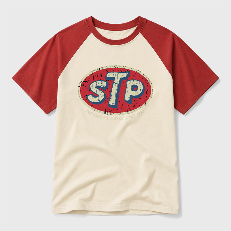 STP Racer's Choice 1954 Geek Retro Raglan T-Shirt