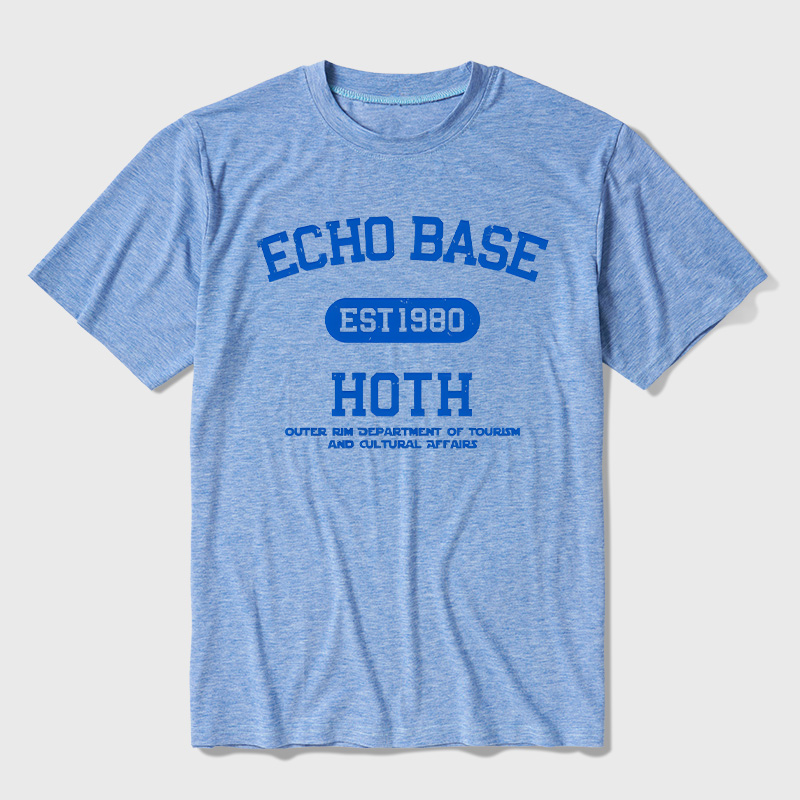 Ice Frontier Station Retro Cold World Travel Ultra Soft Heather Tee