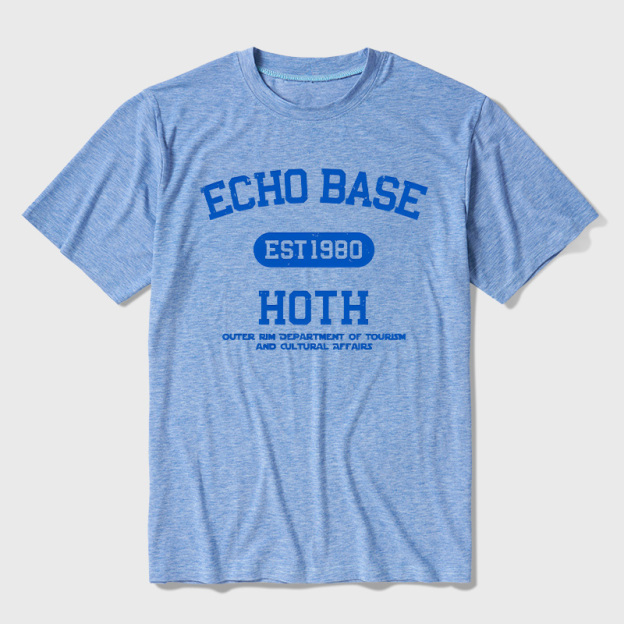 Ice Frontier Station Retro Cold World Travel Ultra Soft Heather Tee