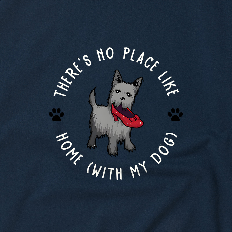 Home With My Dog Geek Retro Raglan T-Shirt