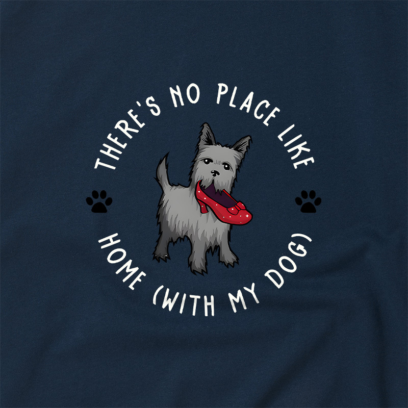 Home With My Dog Geek Retro Raglan T-Shirt