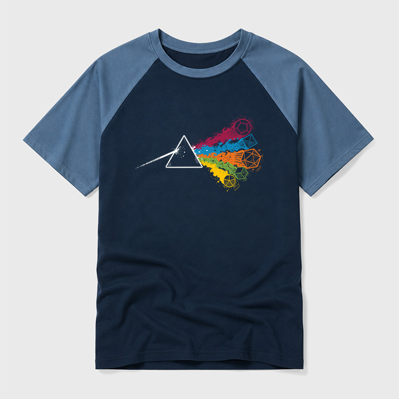 The Dark Side of the RPG Geek Retro Raglan T-Shirt