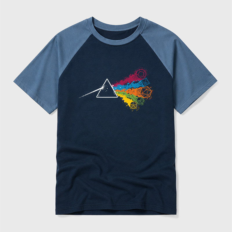 The Dark Side of the RPG Geek Retro Raglan T-Shirt