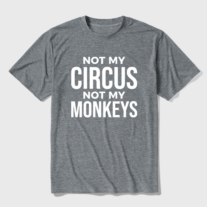 Not My Monkeys Ultra Soft Heather Tee