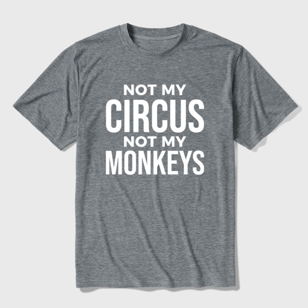 Not My Monkeys Ultra Soft Heather Tee