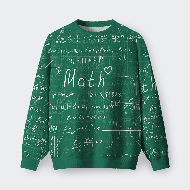 Love Math Fuzzy Fleece Sweatshirt