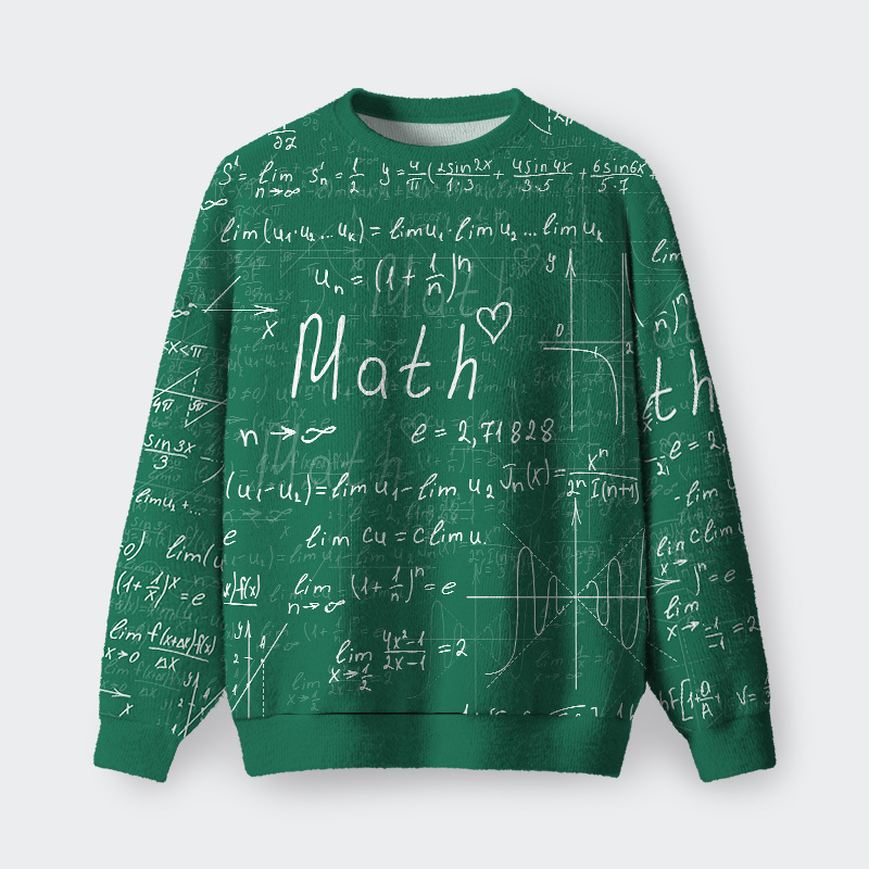 Love Math Fuzzy Fleece Sweatshirt