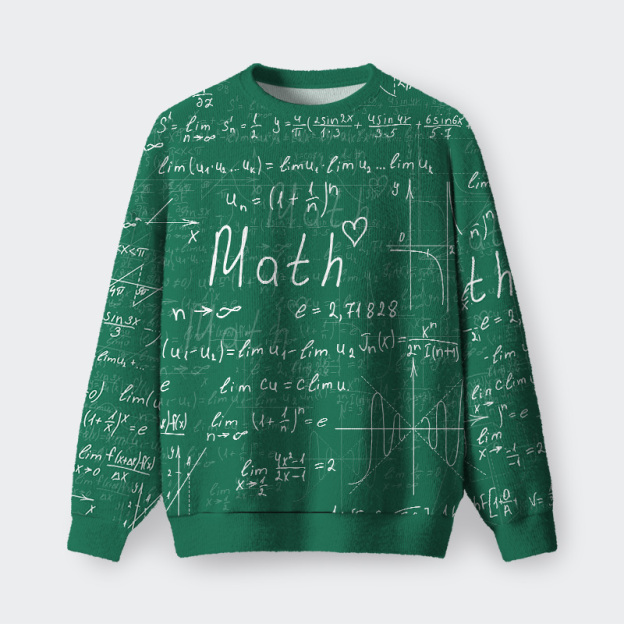 Love Math Fuzzy Fleece Sweatshirt