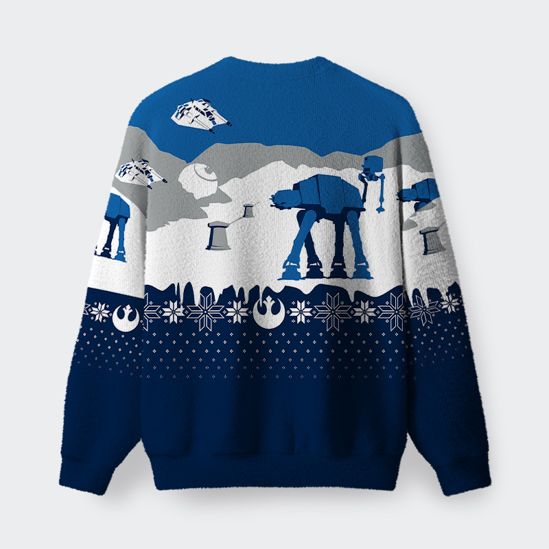 Battle of Ice Planet Fuzzy Fleece Sweatshirt