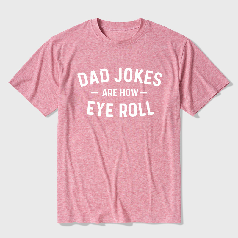 Attitude Towards Dad Jokes Ultra Soft Heather Tee